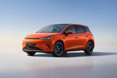 The BYD Dolphin G DM-i, the first model to bring DM 5.0 technology to European roads., AI generated